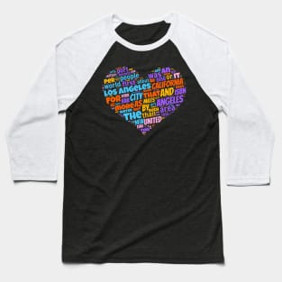 I love Los Angeles Baseball T-Shirt